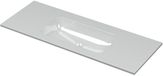 Wastafel INK Aspekt Wastafel Porselein Midden Zonder Kraangat - 1200x450x15 mm - Glans Wit
