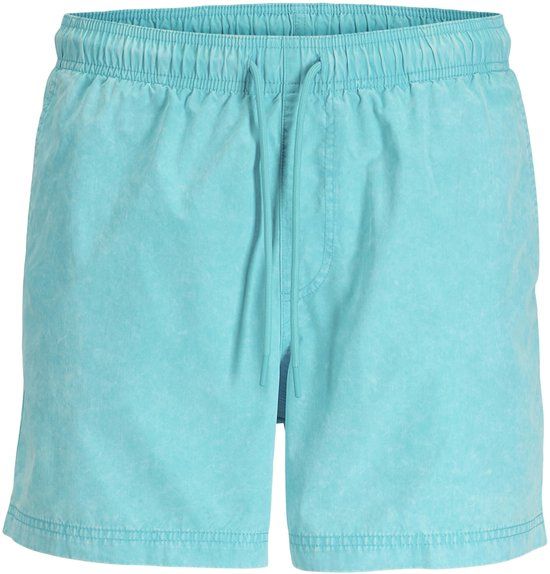 JACK&JONES JPSTMAUI VIBRANT WASH SWIM SHORTS - Jongens - Zwembroeken - Scuba Blue - Katoen/Polyamide - Regular Fit - Lente/Zomer