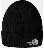 The North Face TNF Logo Box Cuffed Beanie Junior Zwart