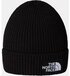 The North Face TNF Logo Box Cuffed Beanie Junior Zwart