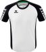Erima Six Wings Shirt Korte Mouw Heren - Zwart / Wit | Maat: XL