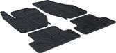 Gledring tapis en caoutchouc voor Volvo V40 2012- (profiel T 4-delig + clips de montage)
