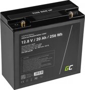 GREEN CELL Green Cell® LiFePO4 accu | 20Ah 12.8V 256Wh | Lithium-ijzerfosfaat batterij Fotovoltaïsche Installatie Voedingsaccu BMS voor Camper Caravan Boot Zonne-energie Golf Trolley Boordbatterij UPS Quad ATV