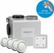 Itho Daalderop CVE-S eco fan ventilator box alles-in-1 pakket SP 325m3/h + vochtsensor + RFT auto + 4 ventielen - perilex stekker