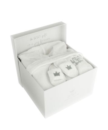 Bambam BB00014 Babykleding Set - Wit, Grijs