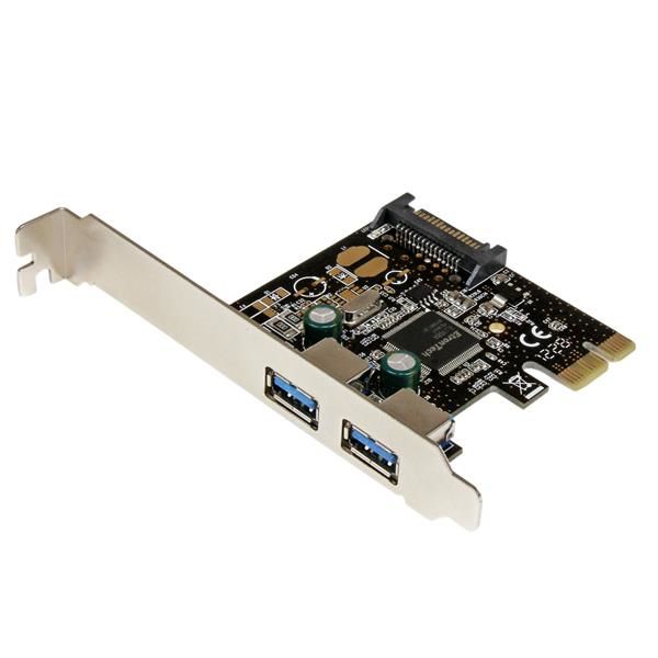 StarTech.com 2-poorts USB 3.0 PCI Express controller kaart met SATA voeding
