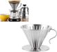 Machine à café en acier inoxydable - Durable - Filtre conique - Pour infusion lente - Accessoires pour le café à la maison et dans les restaurants
