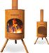 BonFeu BonTon 60 Corten Poêle de jardin et poêle d'extérieur