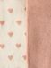 Vertbaudet Set van 2 paar maillots met hartjes voor babymeisjes