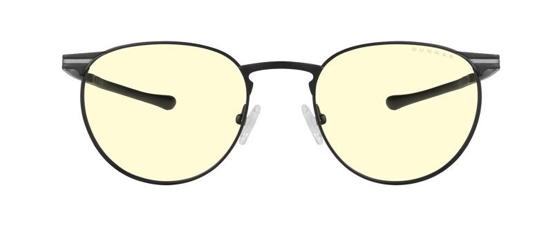 Gunnar Optiks Mateo Titanium Computerbril Unisex Zwart Amber