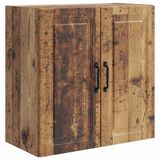 vidaXL Wandkast 59 x 31 x 60 cm Bewerkt hout Oud hout