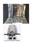 Windschild Piaggio Windschild rookgrijs Carnaby Cruiser artikelnummer 28525