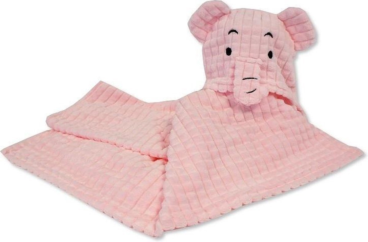 Snuggle baby wikkeldeken Olifant 75 x 100 cm roze roze