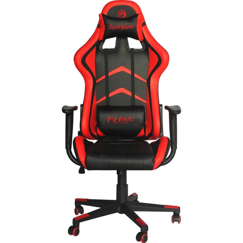 MARVO CH-106RD Gaming Stoel - Rood/Zwart