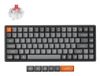 Keychron K2 Max Universeel Mechanisch Toetsenbord 75% QWERTY USB + RF Wireless + Bluetooth Zwart, Grijs