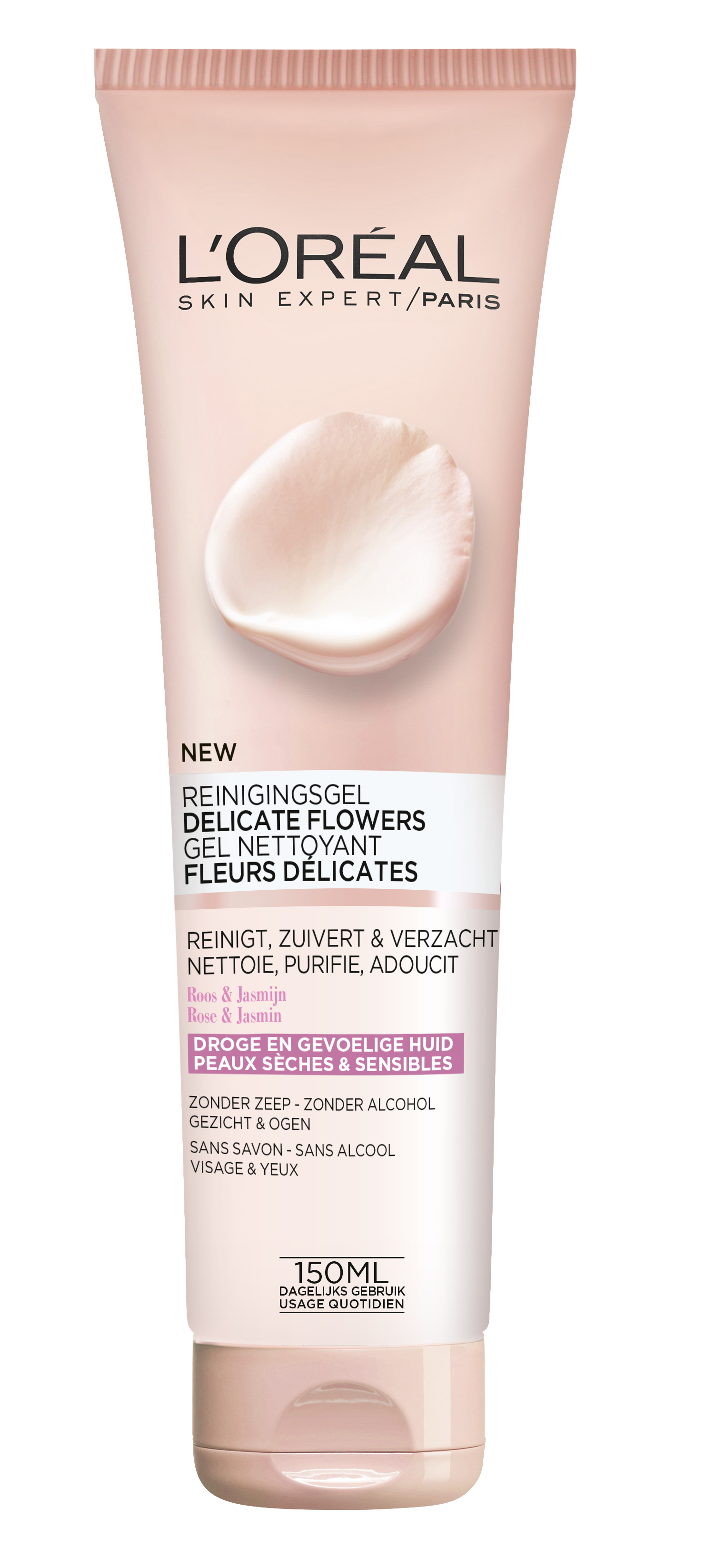 L'Oréal Skin Expert Fine Flowers Gel-cream Wash - Dry and Sensitive Skin 150ml