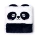 Puckator Notitieboekje/Dagboekje Fluffy - Panda Adoramals Zwart/Wit