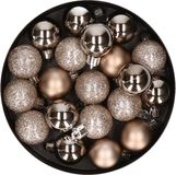 Cosy & Trendy Kerstballen - 20 stuks - champagne - kunststof