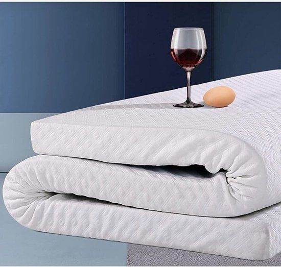 Topper - Topdek Matras Hybride Deluxe XXL 180x210 cm - 9 cm dik - Wit