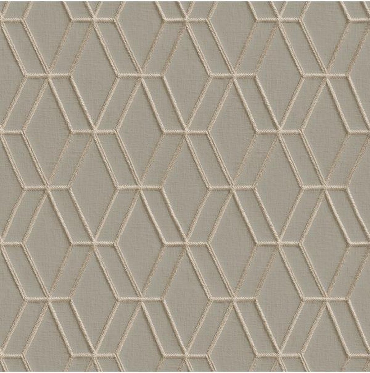 Dutch Wallcoverings Wallstitch hexagonal grey DE120064