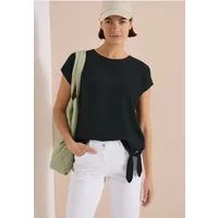 Cecil Blouse met ronde hals en knoopdetail