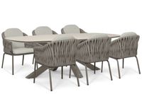 Santika Furniture Santika Amadora/Voyage 240x120 cm dining tuinset 7-delig