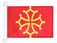 AZ FLAG Bootvlag Provincie Languedoc 45x30 cm