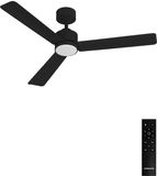 Create WIND MODERN Stille Plafondventilator 40W met Licht - Zwart - Ø132cm - Afstandsbediening