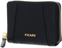 PICARD portemonnee Chic Way 1 Zip Around Wallet Black zwart