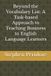 Beyond Libri GmbH Beyond the Vocabulary List: A Task-based Approach to Teaching Business to English Language Learners