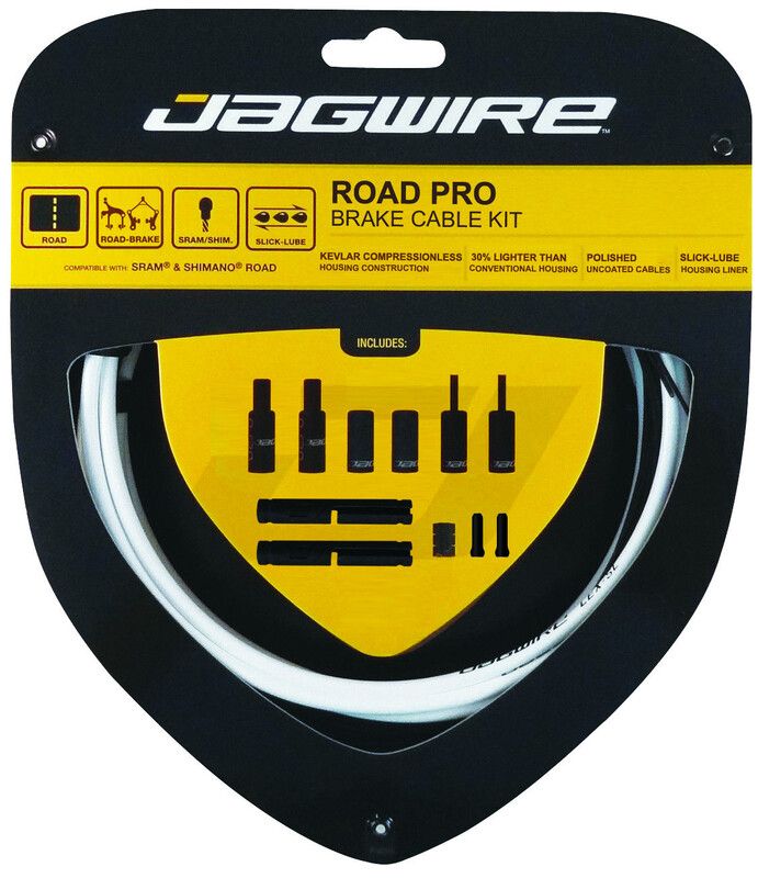 Jagwire Road Pro Remkabel Set - Wit
