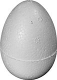 Merkloos Moebius Creativ Hobby piepschuim vorm ei - 20x - 10 cm - eieren knutsel vormen - paaseieren