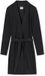 SCHIESSER Essentials badjas - dames kamerjas modal zwart