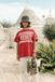 Colourful Rebel Logo Block Acid Wash Tee Femme M Racing Red