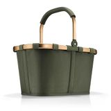 Reisenthel carrybag – Stabiele boodschappenmand met veel opbergruimte en praktische binnenzak – Elegant en waterafstotend design, Einheitsgröße, Casual