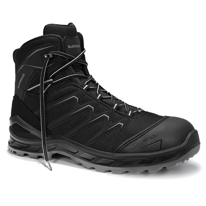 Lowa Werkschoen Larrox Work GTX Mid 5480 S3 | Zwart/Grijs | Maat 40