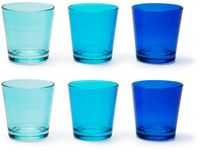 Excelsa Portofino Glazenset – 6 Waterglazen – 300 ml – Blauw/Azuur