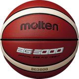 Molten BG3000 basketbal maat 7 bruin/oranje kunstleer