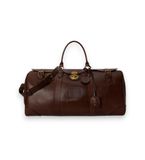 Polo Ralph Lauren Sac de voyage en cuir marron "Heritage Lock" pour homme 405P16231001