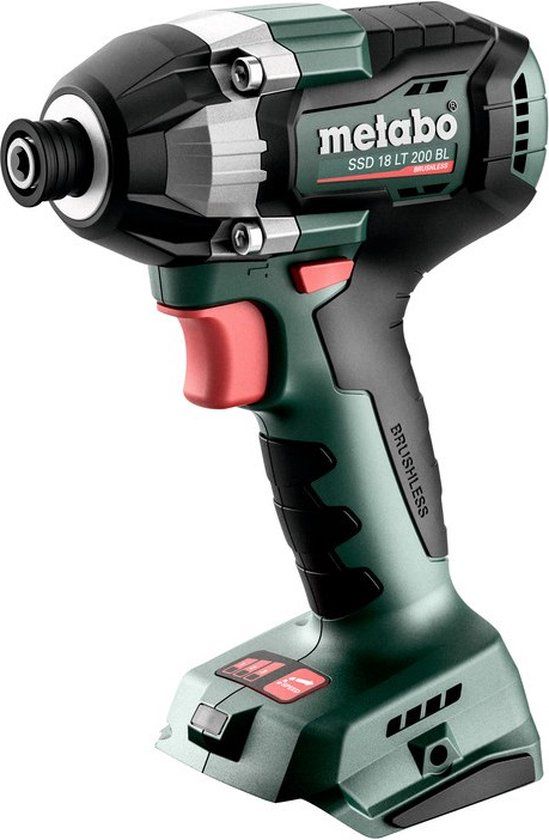 Metabo SSD 18 LT 200 BL Accu-slagschroevendraaier - 18V - 200 Nm - Zonder accu