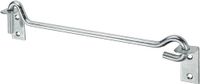 Connex Stormhaak Ø 10 x 280 mm met plaat-verzinkt/universele haak/montagehaken voor garage/werkplaatshaken/opberghulp / DYB2000471, blauw verzinkt