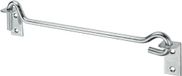 Connex Stormhaak Ø 10 x 280 mm met plaat-verzinkt/universele haak/montagehaken voor garage/werkplaatshaken/opberghulp / DYB2000471, blauw verzinkt