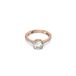 Swarovski Constella ring voor dames, metaal, zirkonia, roségoudkleurig