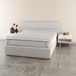 Surmatelas matelassé lin 160x195 cm avec sangles élastiques