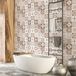 Ambiance Sticker Zelfklevende tegelmuurstickers voor keuken en badkamer - 60 Azulejos Pazita tegelstickers - 60 stickers 15x15cm