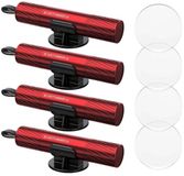 Inf DRAGON ECOM INTERNATIONAL LIMITED Geribbelde autonoodhamer met gordelsnijder en veerbelaste glasbreker, aluminiumlegering, 4-pack