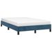 Maison Exclusive - Cadre de lit sans matelas, bleu foncé, 120x190 cm, velours