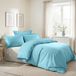 Nuit Des Rêves Turquoise Ranforce Single XXL Quilt Cover Set