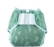 Popolini Popowarp Ademende slip geschikt voor alle absorberende lagen (S - 3-6 kg, groene bladeren)