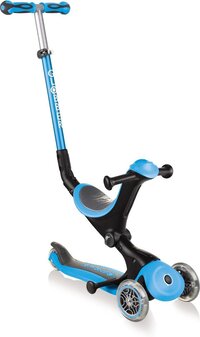 Globber Go Up Deluxe converteerbare scooter - hemelsblauw